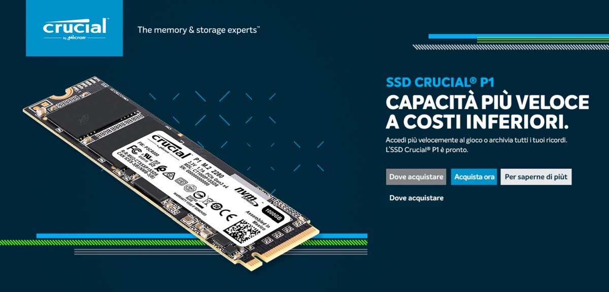 Crucial SSD P1 NVMe