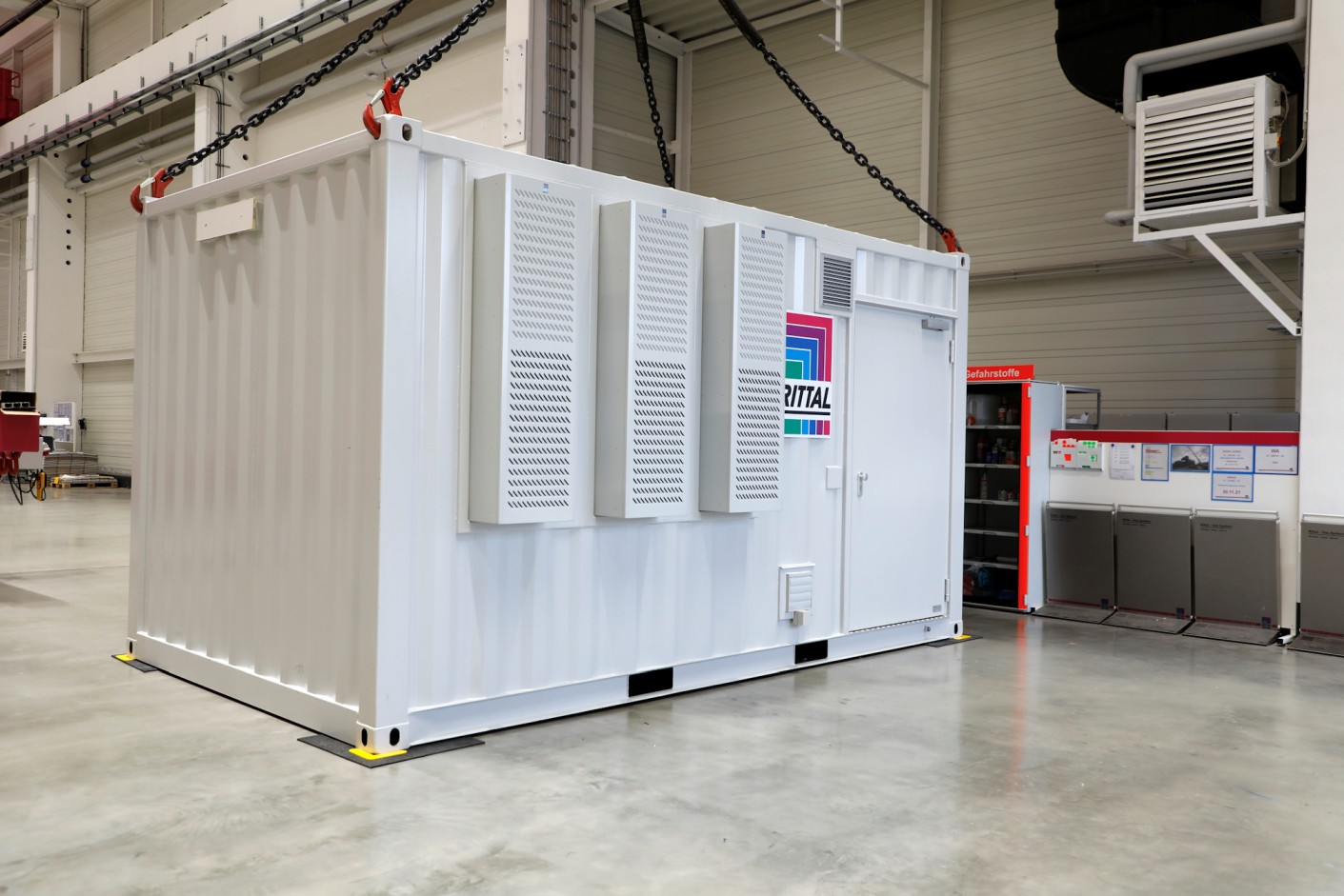 I container per data center Rittal con sistemi di climatizzazione Blue e+