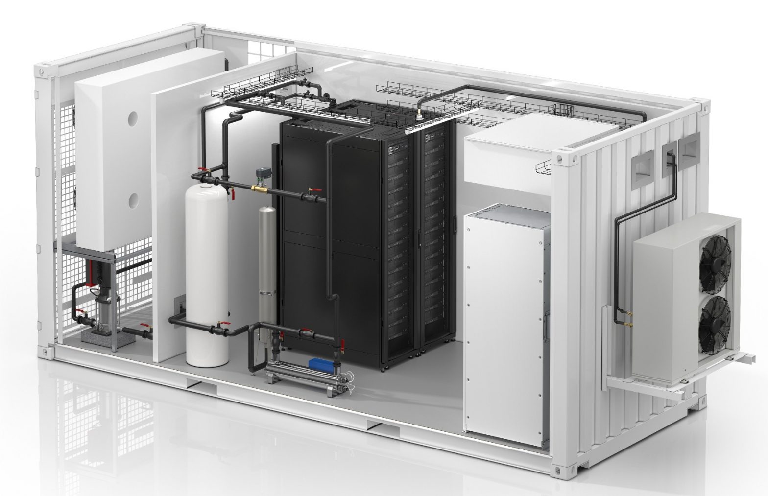 Il primo Data Center modulare EcoStruxure All-In-One Liquid Cooled