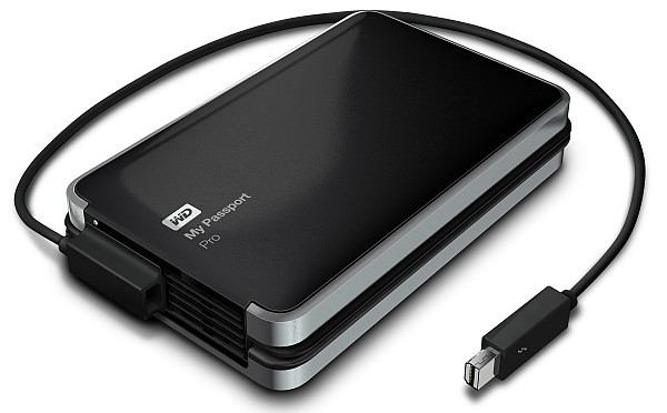Hard disk portatile Thunderbolt dual drive è firmato WD